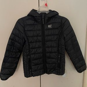 abercrombie kids Girls Navy Blue Coat size 9/10 super cute and simple not bulky